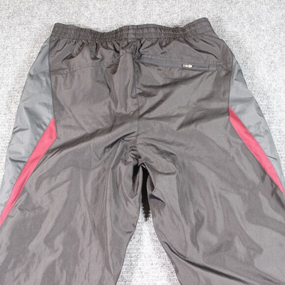 New Balance Track Pants Mens Small Black Windbreaker Mesh Lined - Picture 7 of 8